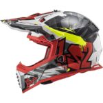 کلاه کاسکت ال اس تو مدل LS2 MX437 FAST EVO CRUSHER BLACK RED - تصویر 4