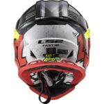 کلاه کاسکت ال اس تو مدل LS2 MX437 FAST EVO CRUSHER BLACK RED - تصویر 5