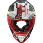 کلاه کاسکت ال اس تو مدل LS2 MX437 FAST EVO CRUSHER BLACK RED - تصویر 6