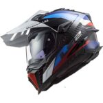 کلاه کاسکت ال اس تو مدل LS2 MX701 EXPLORER C FRONTIER G.BLACK BLUE - تصویر 6