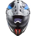 کلاه کاسکت ال اس تو مدل LS2 MX701 EXPLORER C FRONTIER G.BLACK BLUE - تصویر 9