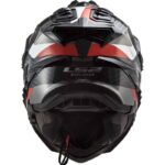 کلاه کاسکت ال اس تو مدل LS2 MX701 EXPLORER C FRONTIER G.TITANIUM RED - تصویر 6