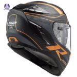 کلاه ال اس تو مدل LS2 FF327 CHALLENGER CT2 GRID MATT CARBON ORANGE - تصویر 4