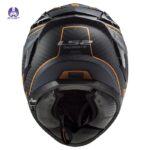 کلاه ال اس تو مدل LS2 FF327 CHALLENGER CT2 GRID MATT CARBON ORANGE - تصویر 5
