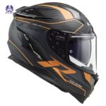 کلاه ال اس تو مدل LS2 FF327 CHALLENGER CT2 GRID MATT CARBON ORANGE - تصویر 6