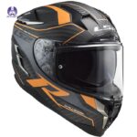 کلاه ال اس تو مدل LS2 FF327 CHALLENGER CT2 GRID MATT CARBON ORANGE - تصویر 7
