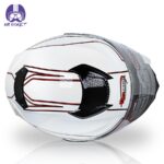کلاه کاسکت فک متحرک ردلاین مدل 937طرح سفید - تصویر 6