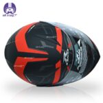 کلاه کاسکت راپیدو مدل ۹۵۰ طرح APS رنگ قرمز مشکی - تصویر 5