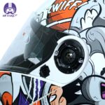 کلاه کاسکت راپیدو مدل ۹۵۰ طرح crash orang - تصویر 7