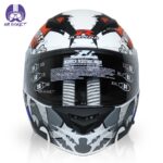 کلاه کاسکت راپیدو مدل ۹۵۰ طرح crash Orange/Gray - تصویر 2