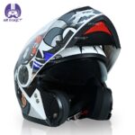 کلاه کاسکت راپیدو مدل ۹۵۰ طرح crash Orange/Gray - تصویر 6