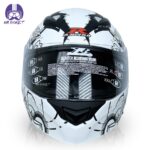 کلاه کاسکت راپیدو مدل ۹۵۰ طرح crash W/B - تصویر 3
