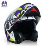 کلاه کاسکت راپیدو مدل ۹۵۰ طرح crash Purple - تصویر 4