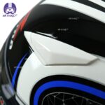 کلاه کاسکت راپیدو مدل ۹۵۰ طرح کهکشانی رنگ آبی - تصویر 6