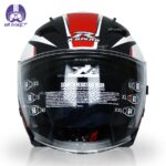 کلاه کاسکت بدون فک راپیدو مدل SRT-Red OF878 - تصویر 4