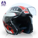 کلاه کاسکت بدون فک راپیدو مدل SRT-Red OF878 - تصویر 5