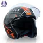 کلاه کاسکت بدون فک راپیدو مدل SRT-Orange OF878 - تصویر 3