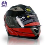کلاه کاسکت فک متحرک دابلیو استاندارد مدل WSTD-F02 Red - تصویر 5