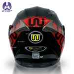 کلاه کاسکت فک متحرک دابلیو استاندارد مدل WSTD-F02 Red - تصویر 6