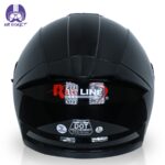 کلاه کاسکت بدون فک ردلاین مدل 966 رنگ مشکی براق - تصویر 3