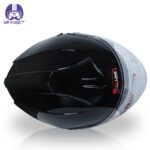 کلاه کاسکت بدون فک ردلاین مدل 966 رنگ مشکی براق - تصویر 4