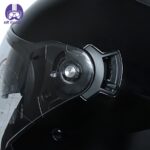 کلاه کاسکت بدون فک ردلاین مدل 966 رنگ مشکی براق - تصویر 7