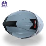 کلاه کاسکت بدون فک ردلاین مدل 966 RT رنگ طوسی - تصویر 5