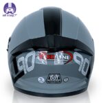 کلاه کاسکت بدون فک ردلاین مدل 966 RT رنگ طوسی - تصویر 6
