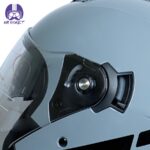 کلاه کاسکت بدون فک ردلاین مدل 966 RT رنگ طوسی - تصویر 8