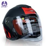 کلاه کاسکت بدون فک ردلاین 966 مدل RT-RED - تصویر 3