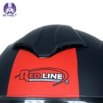 کلاه کاسکت بدون فک ردلاین 966 مدل RT-RED - تصویر 7
