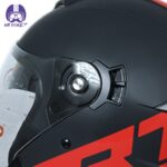 کلاه کاسکت بدون فک ردلاین 966 مدل RT-RED - تصویر 8