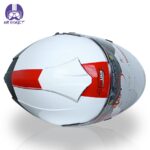 کلاه کاسکت بدون فک ردلاین مدل RT ۹۶۶ رنگ سفید - تصویر 6