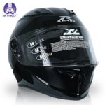 کلاه کاسکت کودک راپیدو مدل 982 رنگ مشکی براق - تصویر 4