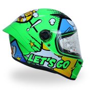 کلاه کاسکت کودک راپیدو ۹۸۲مدل let’s go رنگ سبز