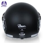 کلاه کاسکت بیون B-110 مدل POLO رنگ مشکی مات - تصویر 5