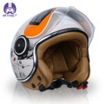 کلاه کاسکت بیون B-110 مدل Face رنگ گلبهی - تصویر 4