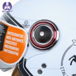 کلاه کاسکت بیون B-110 مدل POLO رنگ سفید - تصویر 7