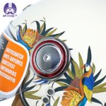 کلاه کاسکت بیون B-110 مدل طوطی رنگ سفید - تصویر 7