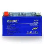 باتری موتورسیکلت Zedix مدل ۱۲V7.2AH (طرح کلیک و طرح آیروکس)