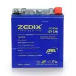 باتری موتورسیکلت Zedix مدل ۱۲V7H (باکسر انژکتوری و بنلی)