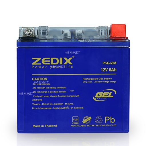 باتری موتورسیکلت Zedix مدل ۱۲V6H (کلیک،وگو،NVX و ...)