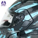 کلاه کاسکت فک متحرک Da1 مدل ۱۰۶ طرح Art-BLU - تصویر 7