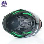 کلاه کاسکت فک محترک دی ای وان مدل 106 طرح Art-GRN - تصویر 6
