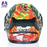کلاه کاسکت فک متحرک دی ای وان مدل 106 طرح هالوین - تصویر 5