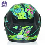 کلاه کاسکت فک متحرک DA1 مدل 106 طرح MX - تصویر 4