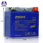 باتری موتورسیکلت Zedix مدل ۱۲V6H (کلیک،وگو،NVX و ...) - تصویر 3