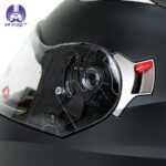 کلاه کاسکت فک ثابت ردلاین مدل 922 رنگ مشکی مات - تصویر 7