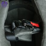 کلاه کاسکت فک متحرک ردلاین مدل 955 رنگ مشکی قرمز مات - تصویر 9