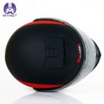 کلاه کاسکت فک متحرک ردلاین مدل 955 رنگ مشکی قرمز مات - تصویر 10
